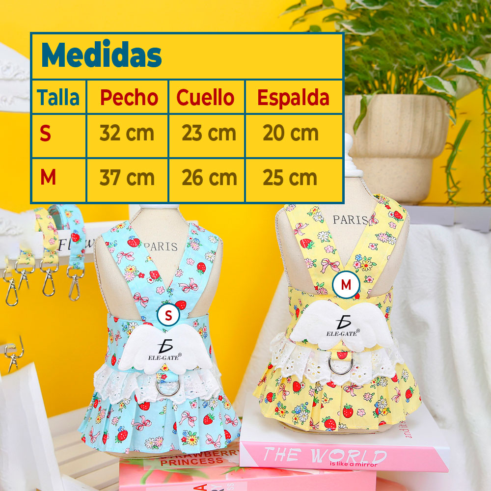 Vestido Arnés para Perros Pequeños - Talla Pequeña - Image 3