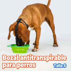 Bozal de Canasta para Perros - Evita Ladridos, Mordeduras talla S