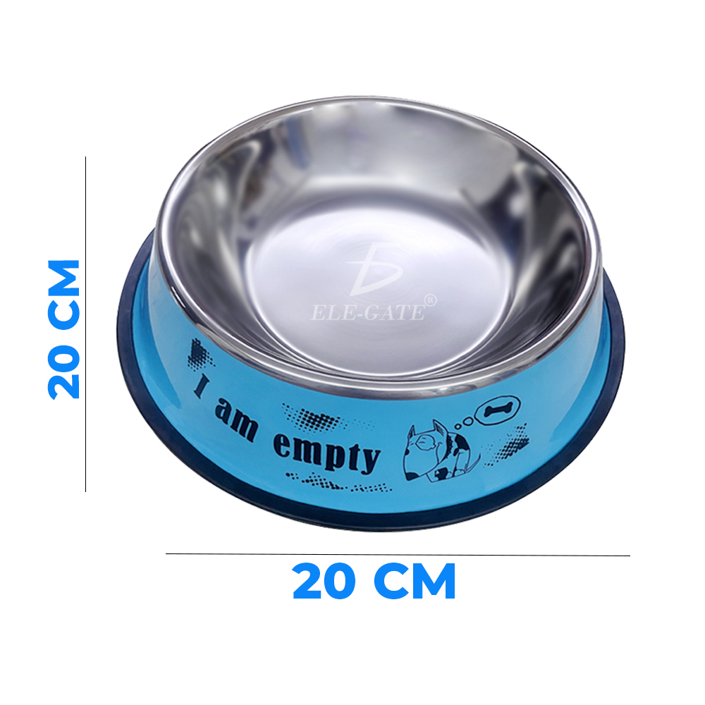 Plato Grande con Cucharilla para Mascotas - Juego de Alimentación - Image 2