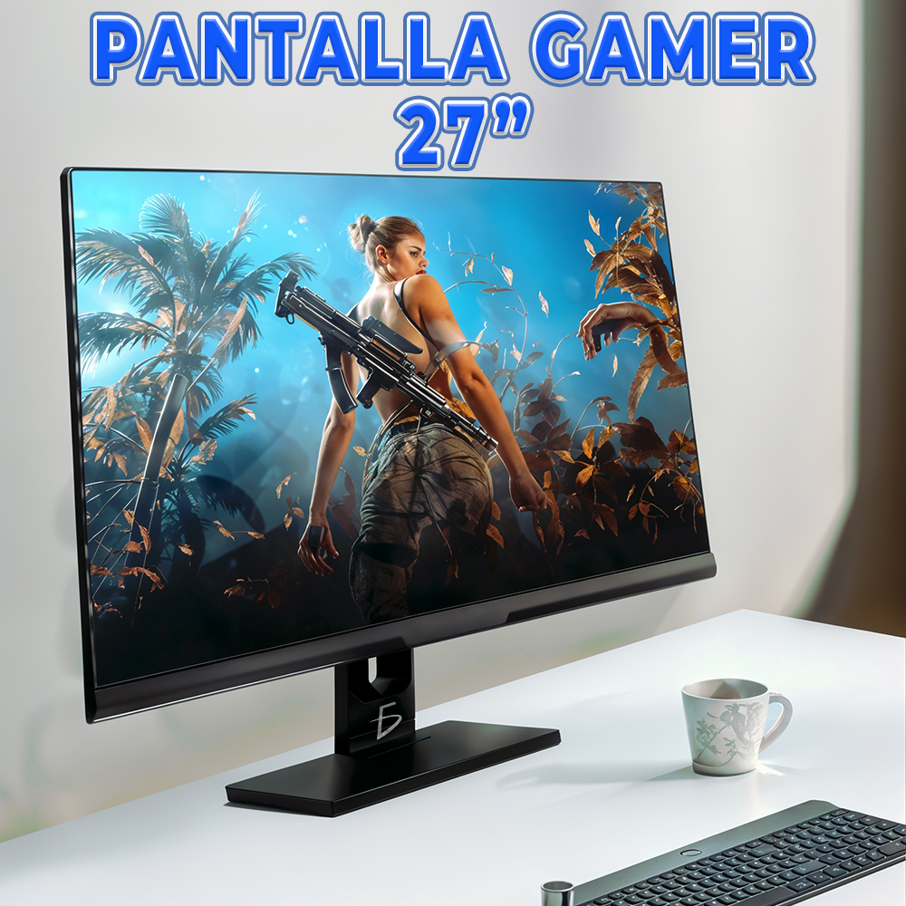 Monitor Pc Gamer de 27 Pulgadas 1ms 75hz Color Negro
