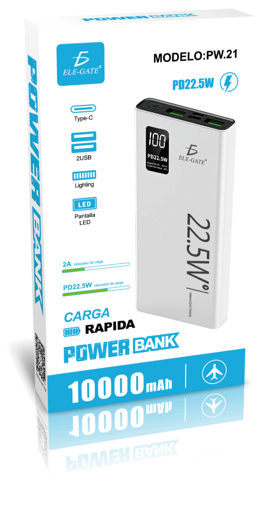 Powerbank cargador de batería externa portátil 10000mAh - Image 6