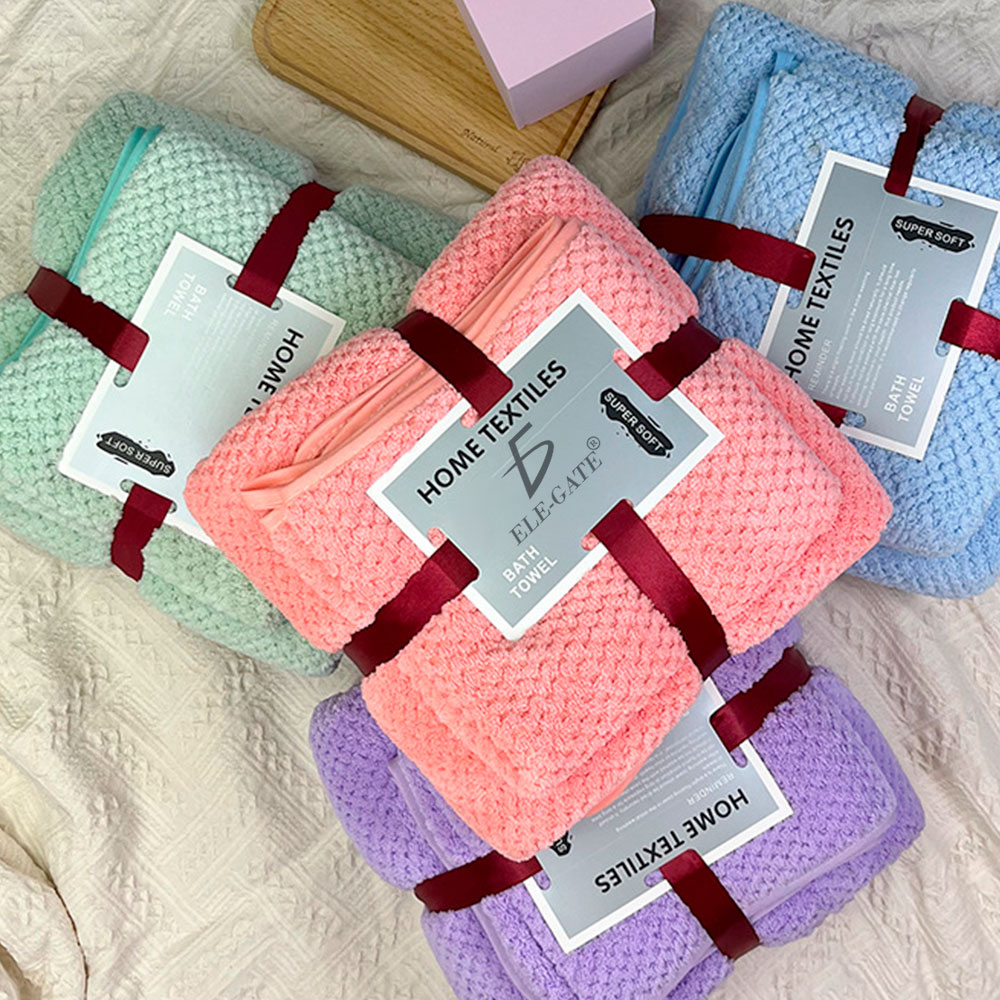 Juego de 3 Toallas para Baño y Manos - Suavidad y Absorción de Primera Clase - Image 2