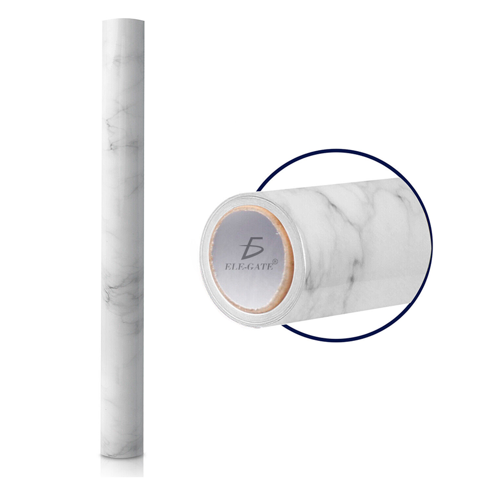 Pegatinas de PVC Blancas Impermeables de Mármol para Renovar Espacios. - Image 2