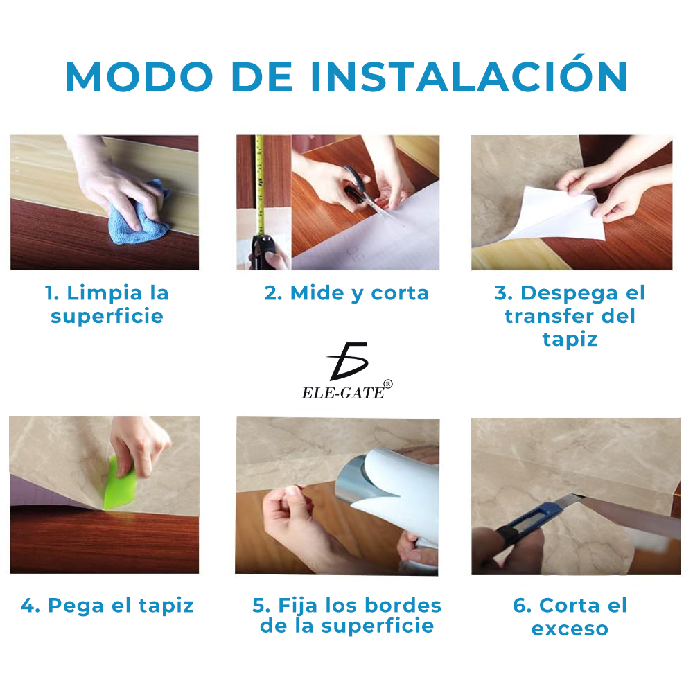 Pegatinas de PVC Impermeables de Mármol para Renovar Cocinas y Muebles - Image 3