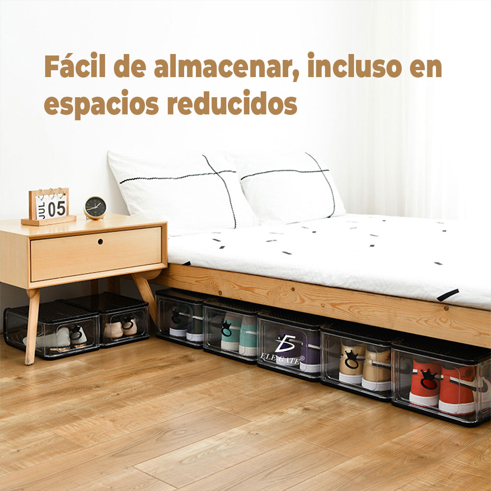 4 PZS Organizador de Zapatillas Transparente: ¡Muestra tus Pares Favoritos! - Image 5