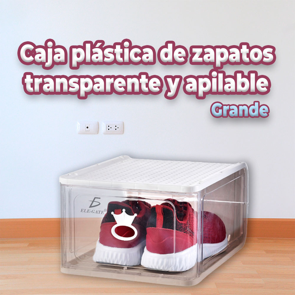3 PZS Caja de Zapatos Apilable Transparente: Tu Colección en Orden - Image 2