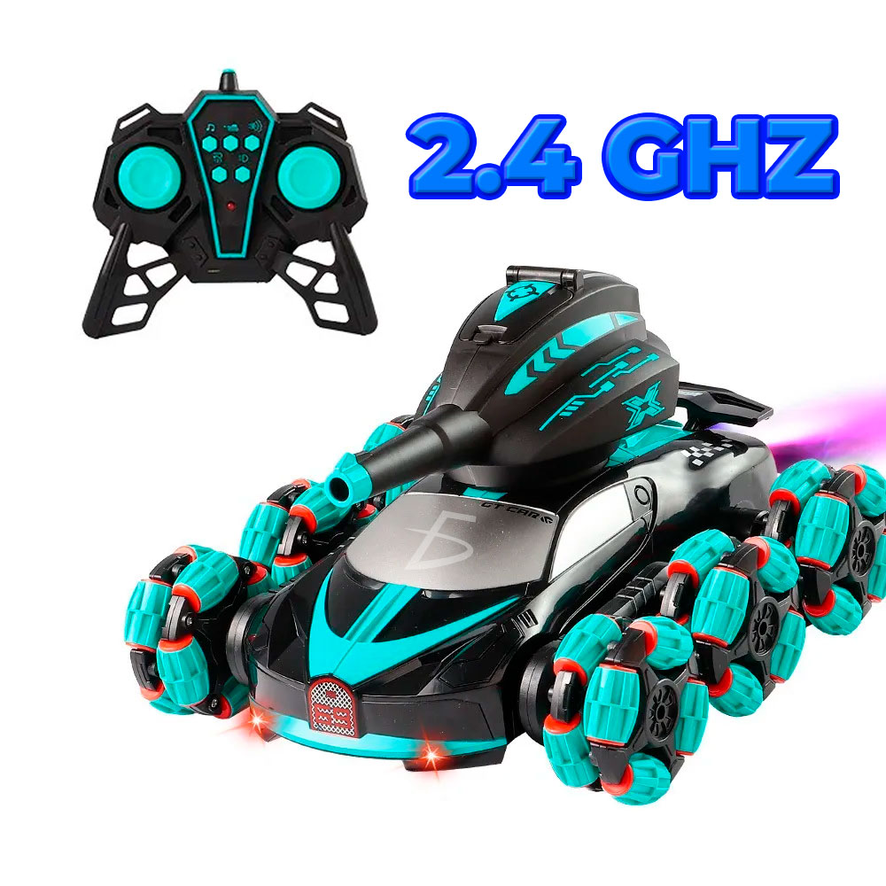 Coche de Bola de Agua RC de 2,4 GHz con Control Remoto y Ruedas Antideslizantes