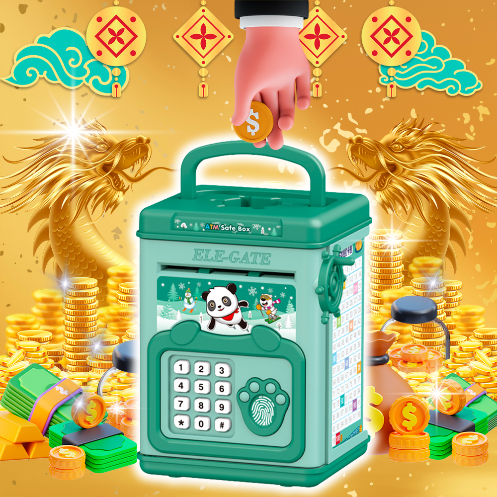 Alcancía de Juguete con Codigo de Seguridad