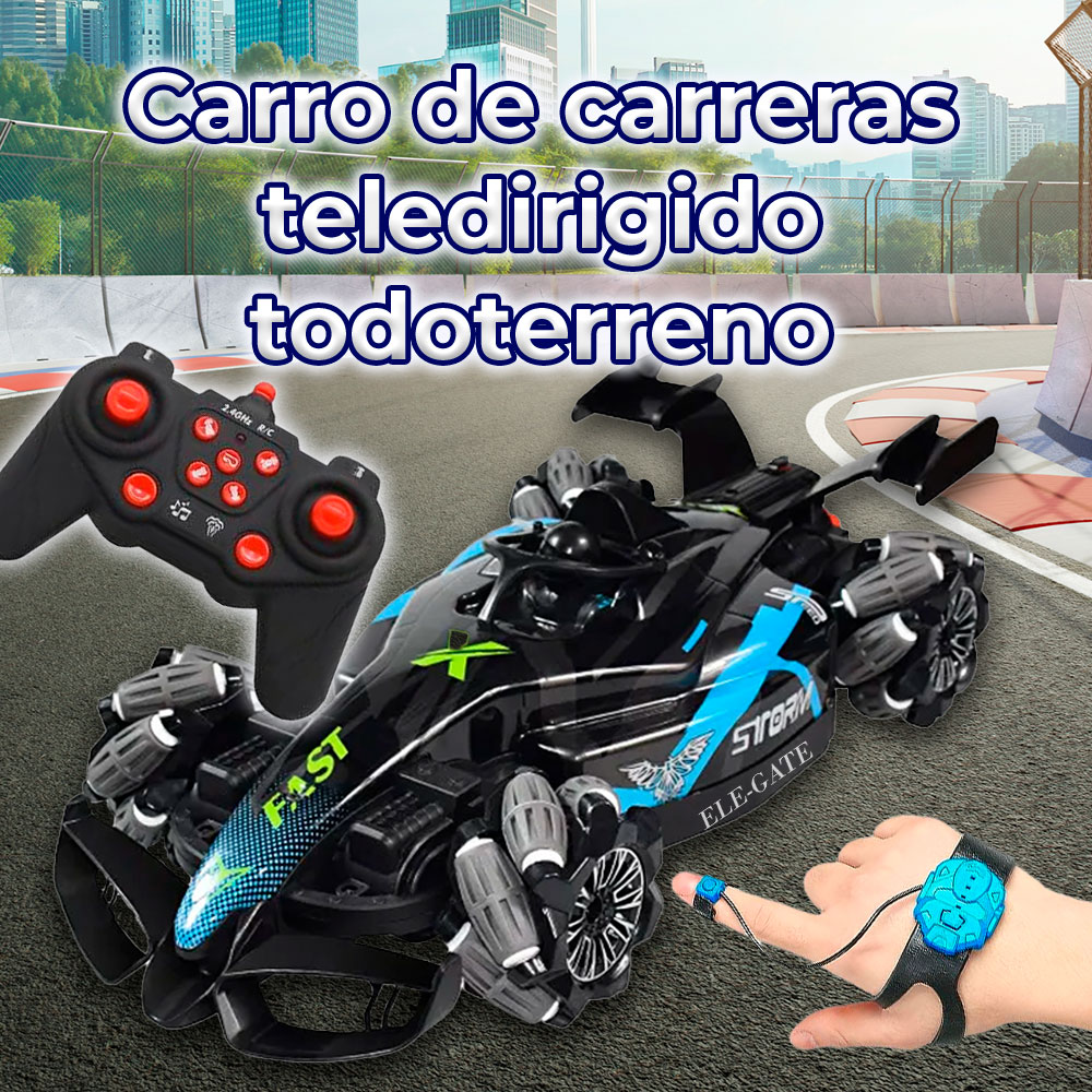 Coche de Carreras Teledirigido con Sensor de Gestos: ¡Derrapes y Velocidad sin Límites!