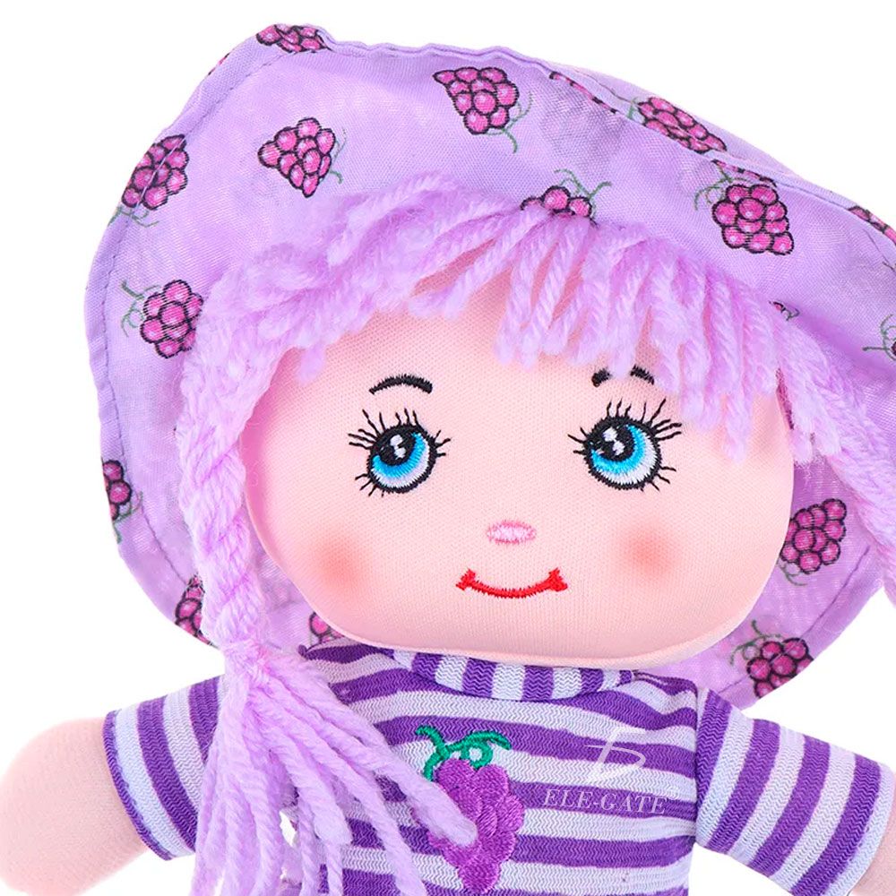 Muñecas de Dibujos Animados Kawaii de 35cm con Ropa de Frutas y Sombrero - Image 5