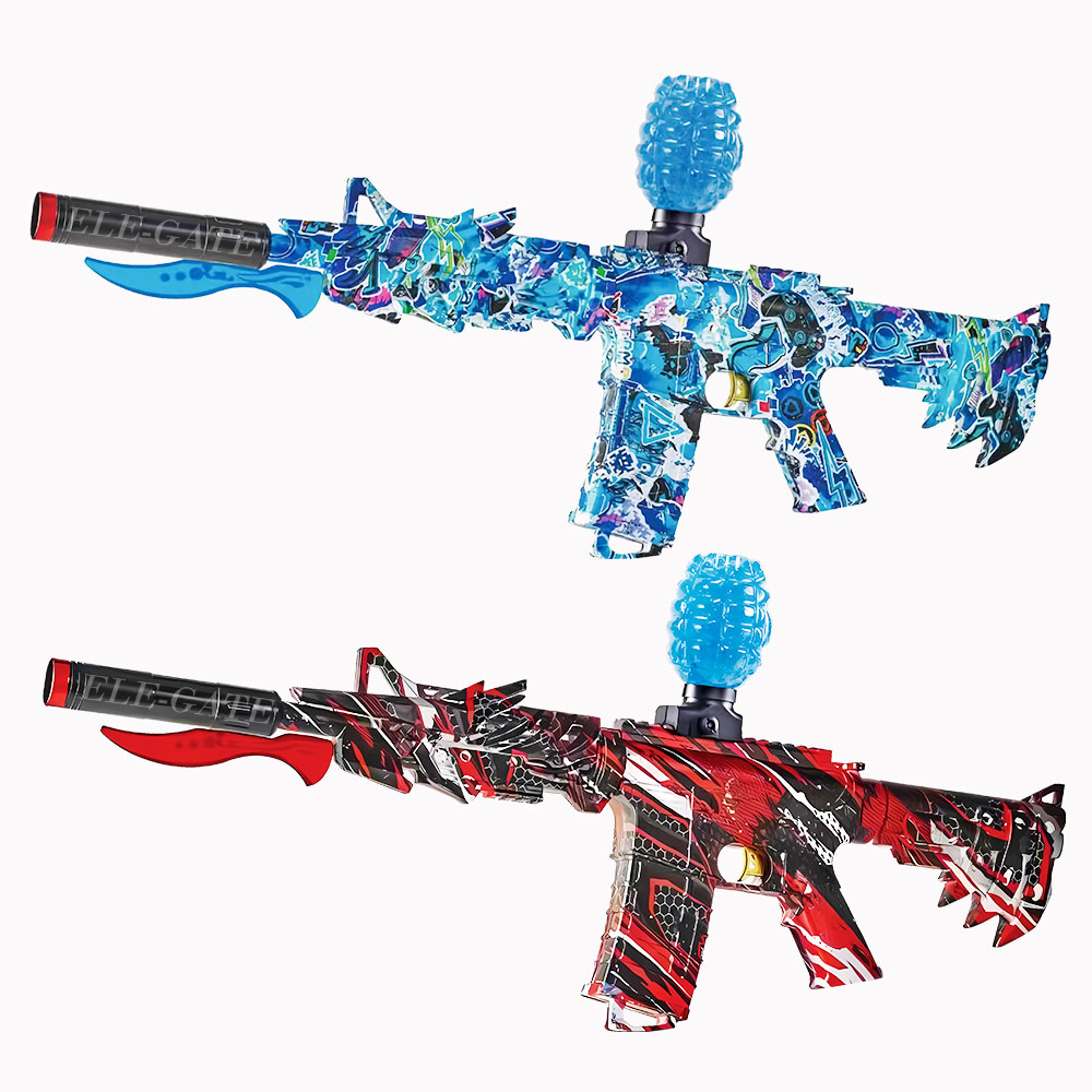 Pistola de Hidrogel Automática- Rifle de Juguete Recargable en Azul - Image 2