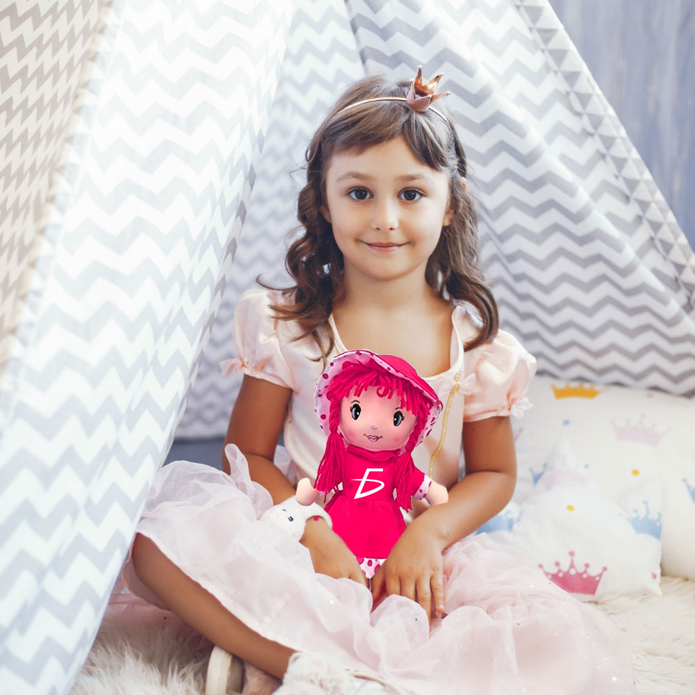 Muñeca de Peluche Abrazable de 25 cm