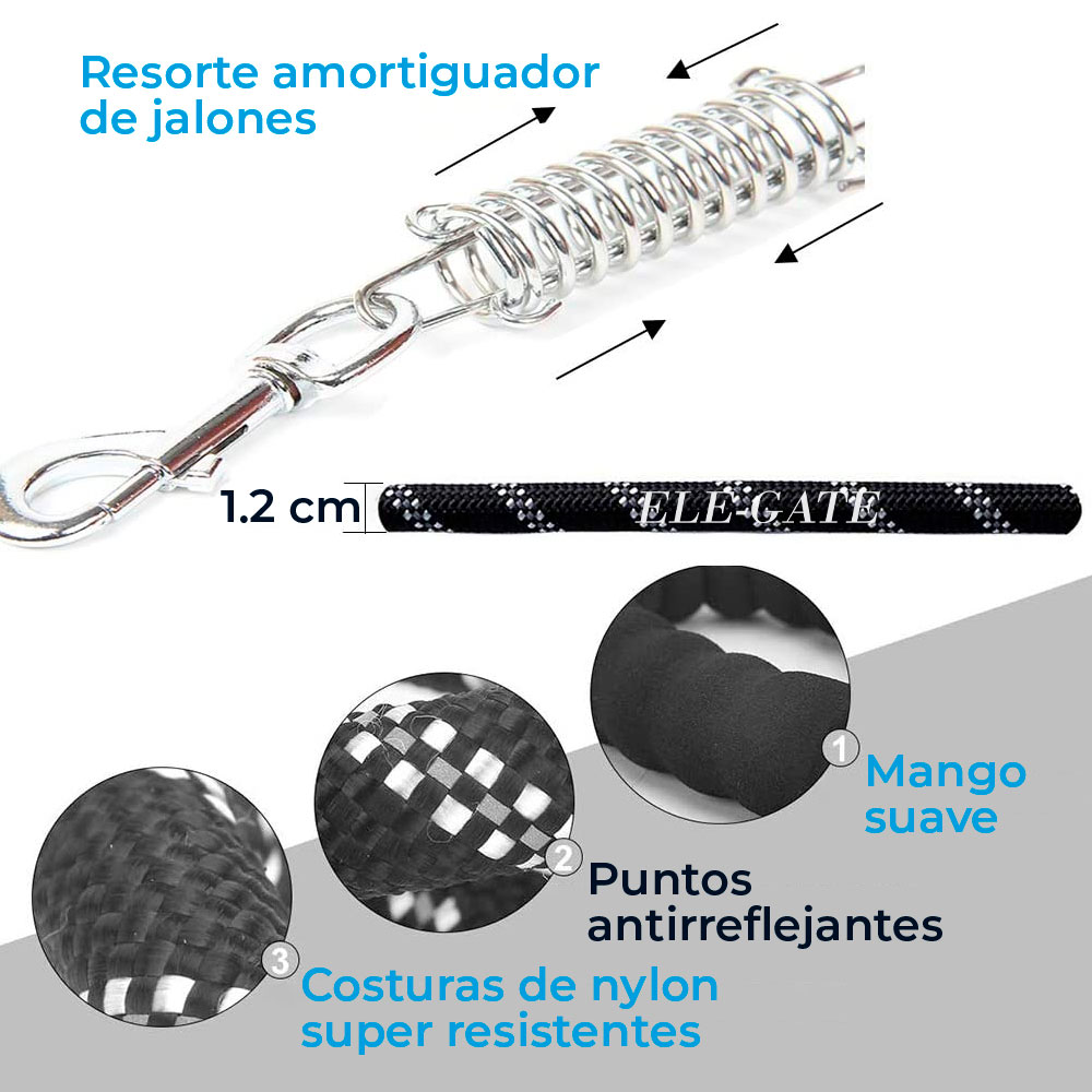 Correa de Nailon Resistente para Perros de 2 Metros - Image 4