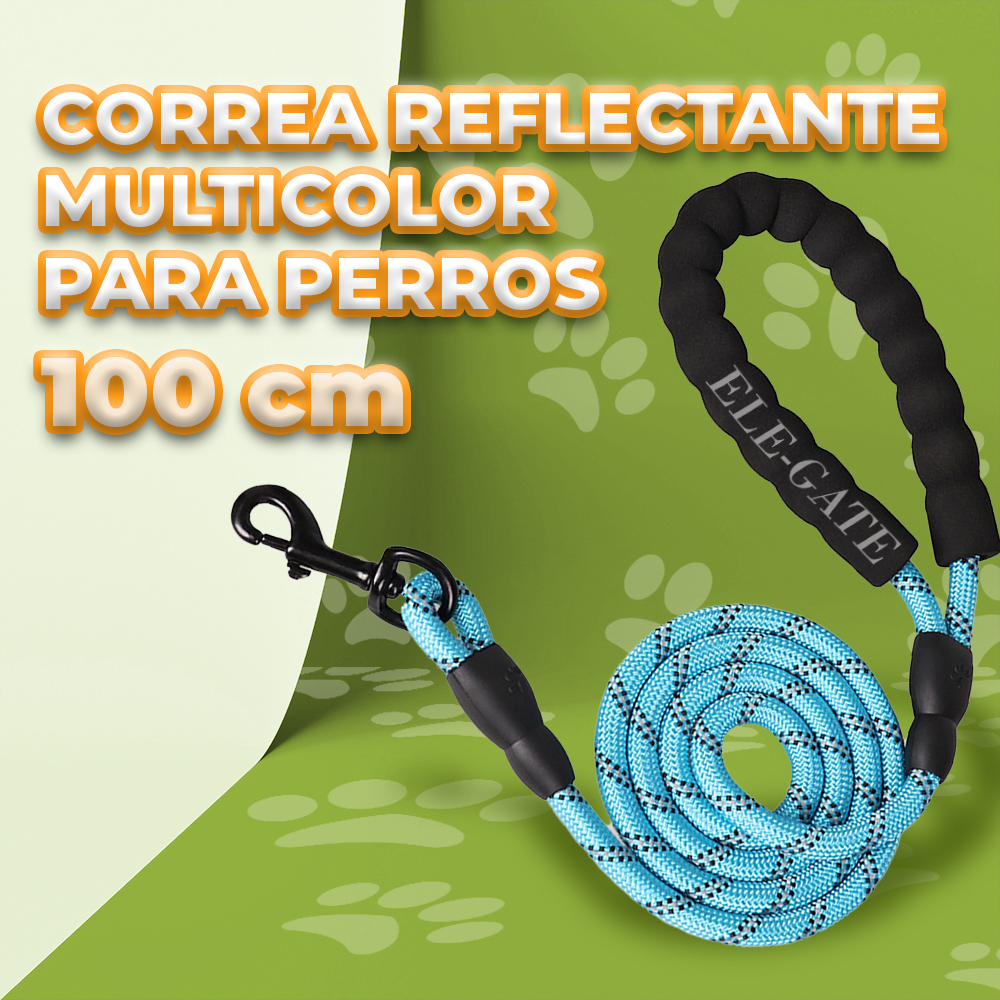 Correa para Perro Resistente de 1 Metros con Asa Acolchada