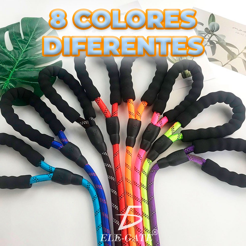 Correa de Perro Reflectante de 1.5 Metros con Asas Dobles - Image 3