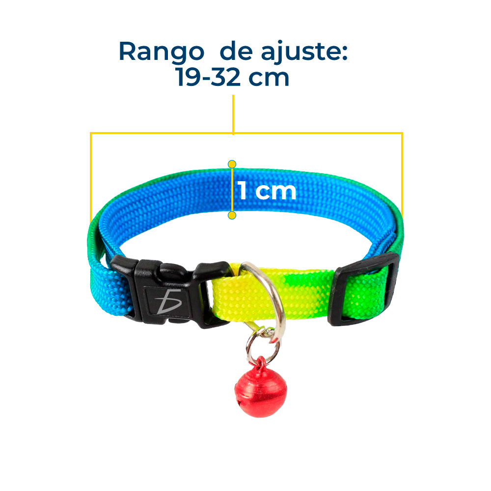Collar Ajustable de colores degradados para Mascotas - Image 3
