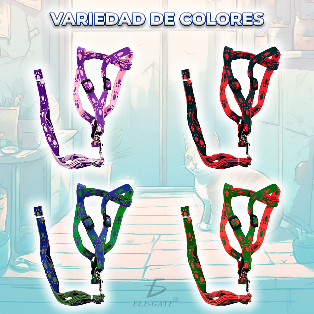 Juego de Arnés y Correa Halter para Perro con Patrones Bonitos. - Image 4