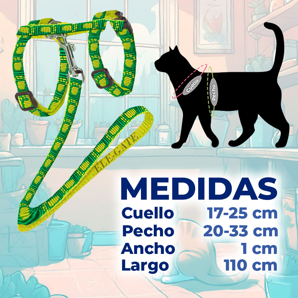 Juego de Arnés y Correa Halter para Perro con Patrones Bonitos. - Image 3