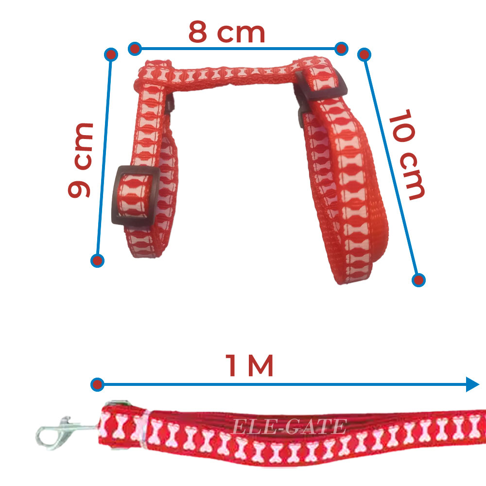 Arnés de Malla Suave con Correa para Mascotas Pequeñas (Juego de 2) - Image 3