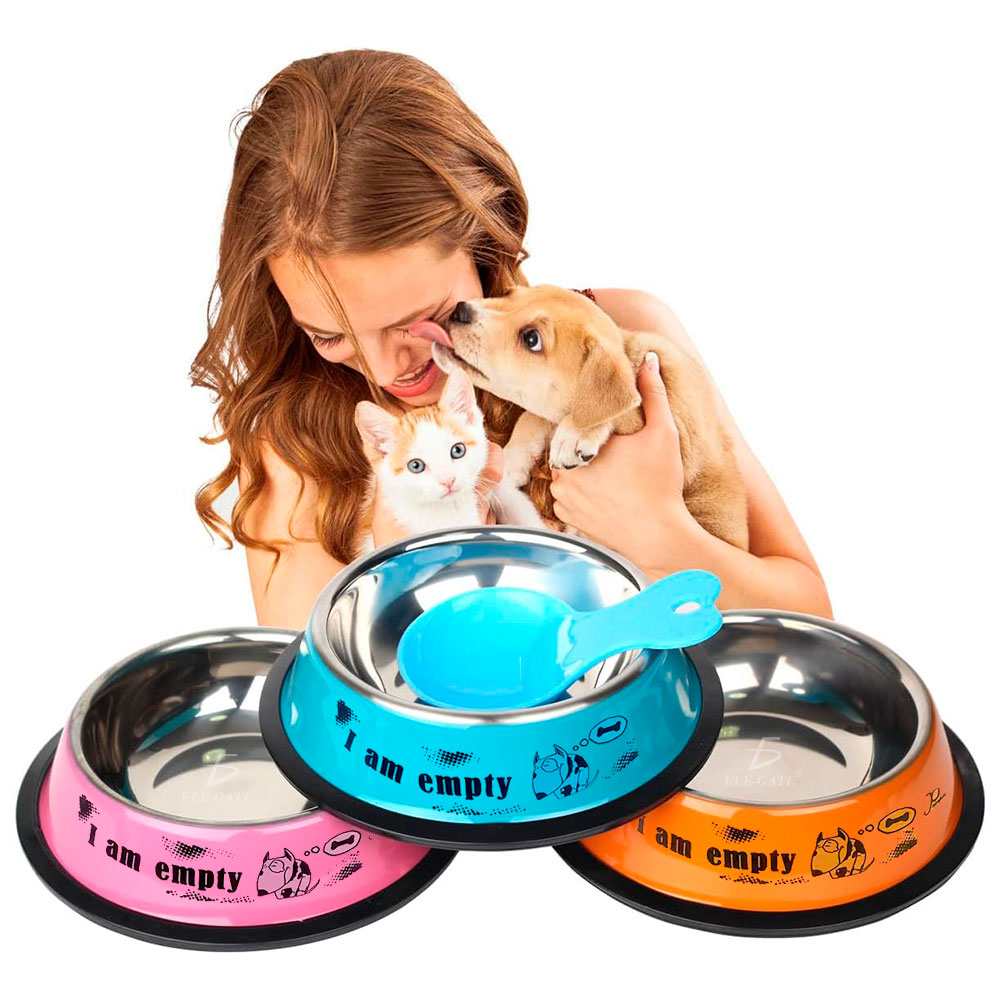 Cuenco de Acero Inoxidable para Mascotas con Base Antideslizante" - Image 4