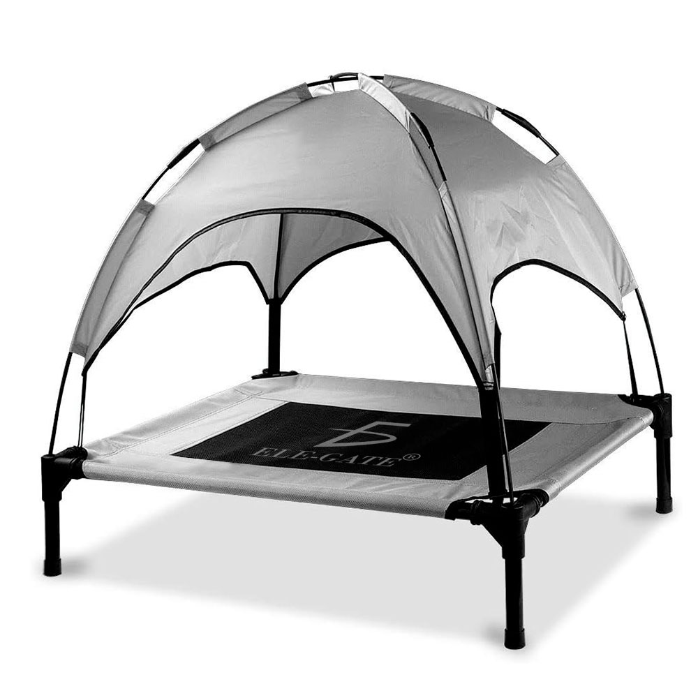 Cama para Perros al Aire Libre con Dosel - Elegancia y Comodidad para tus Mascotas - Grande - Image 5