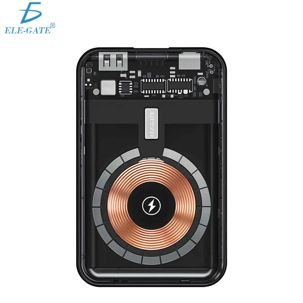 Power Bank Inalámbrico 10000mAh entradas USB Type-C y Lightning