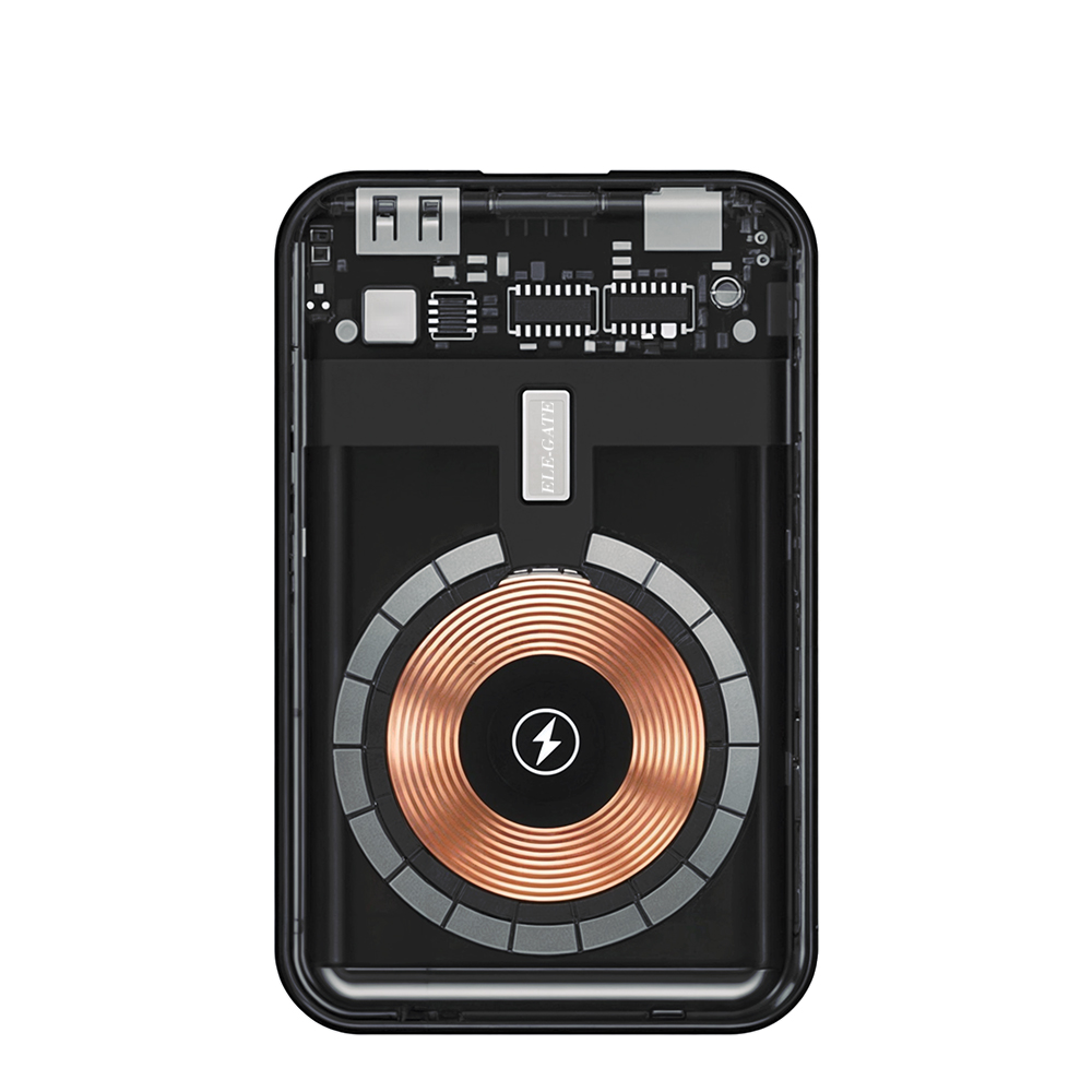 Power Bank Inalámbrico 10000mAh entradas USB Type-C y Lightning - Image 3