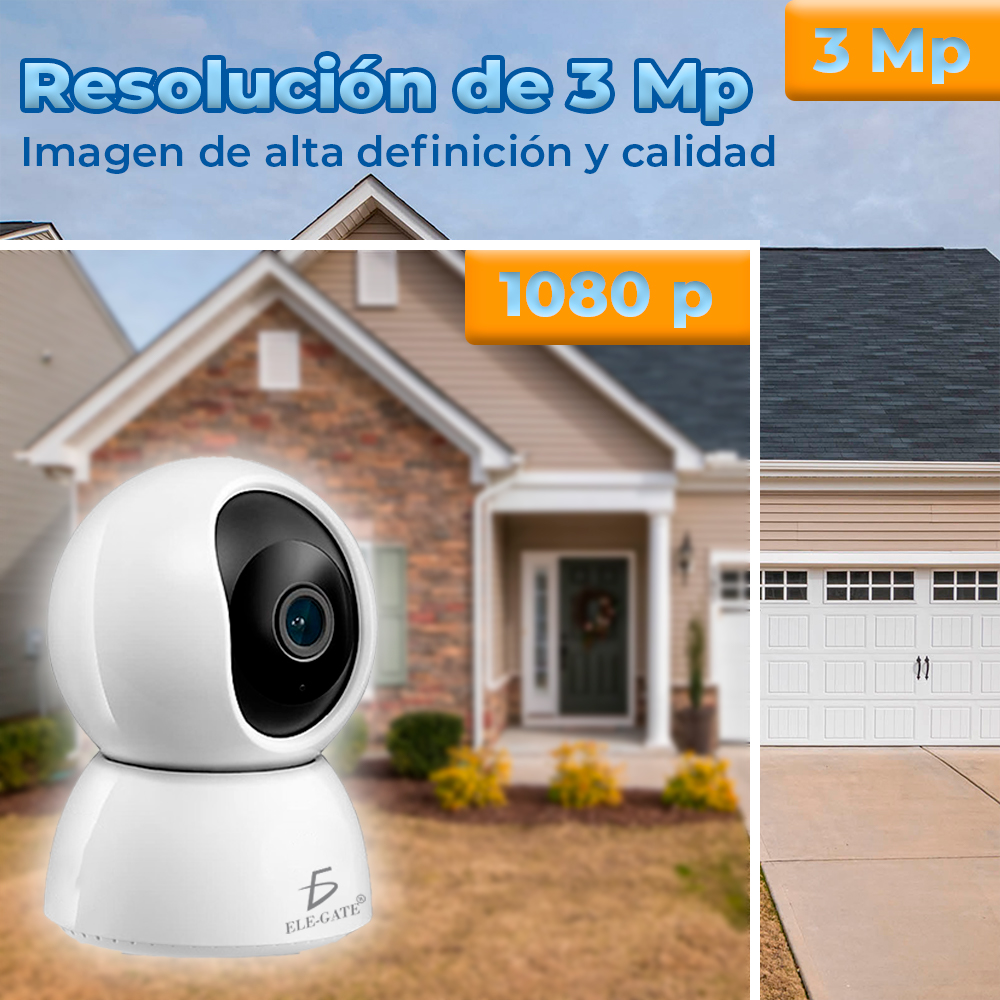 Cámara de Seguridad 2K con Visualización en Vivo a 3MP Funciona con Alexa Conexión 2.4 GHz - Image 5