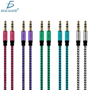 Cable de Audio 3.5mm a 3.5mm de 1 Metro - Conector Estéreo Mini Jack - Cable Auxiliar Universal.