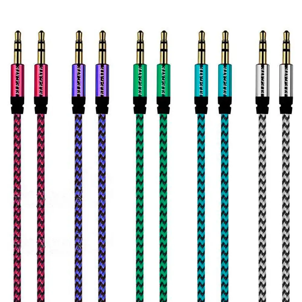Cable de Audio 3.5mm a 3.5mm de 1 Metro - Conector Estéreo Mini Jack - Cable Auxiliar Universal. - Imagen 3