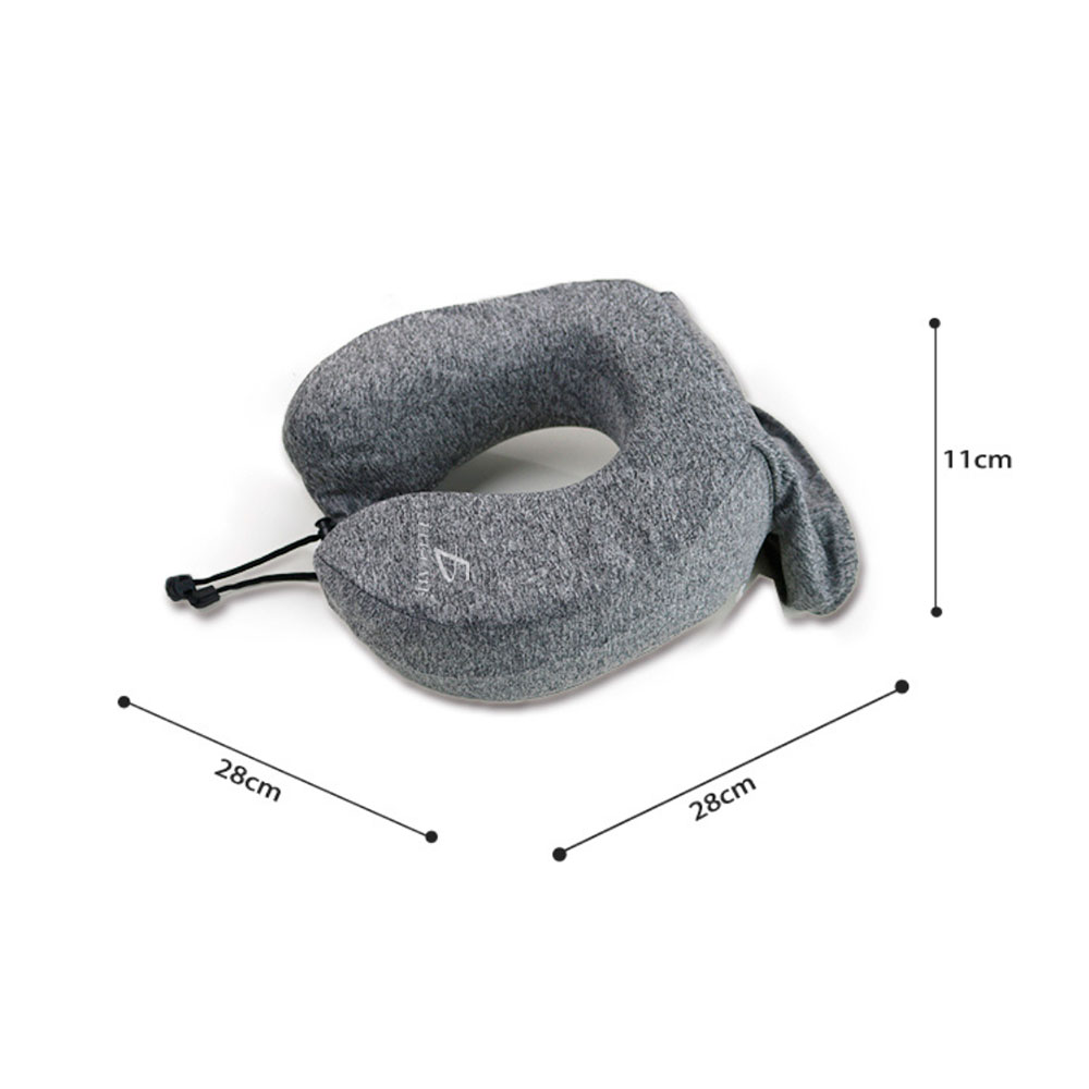 Almohada de Viaje Ergonómica para Sueño y Alivio del Dolor de Cuello - Espuma de Memoria en Forma de U - Image 2