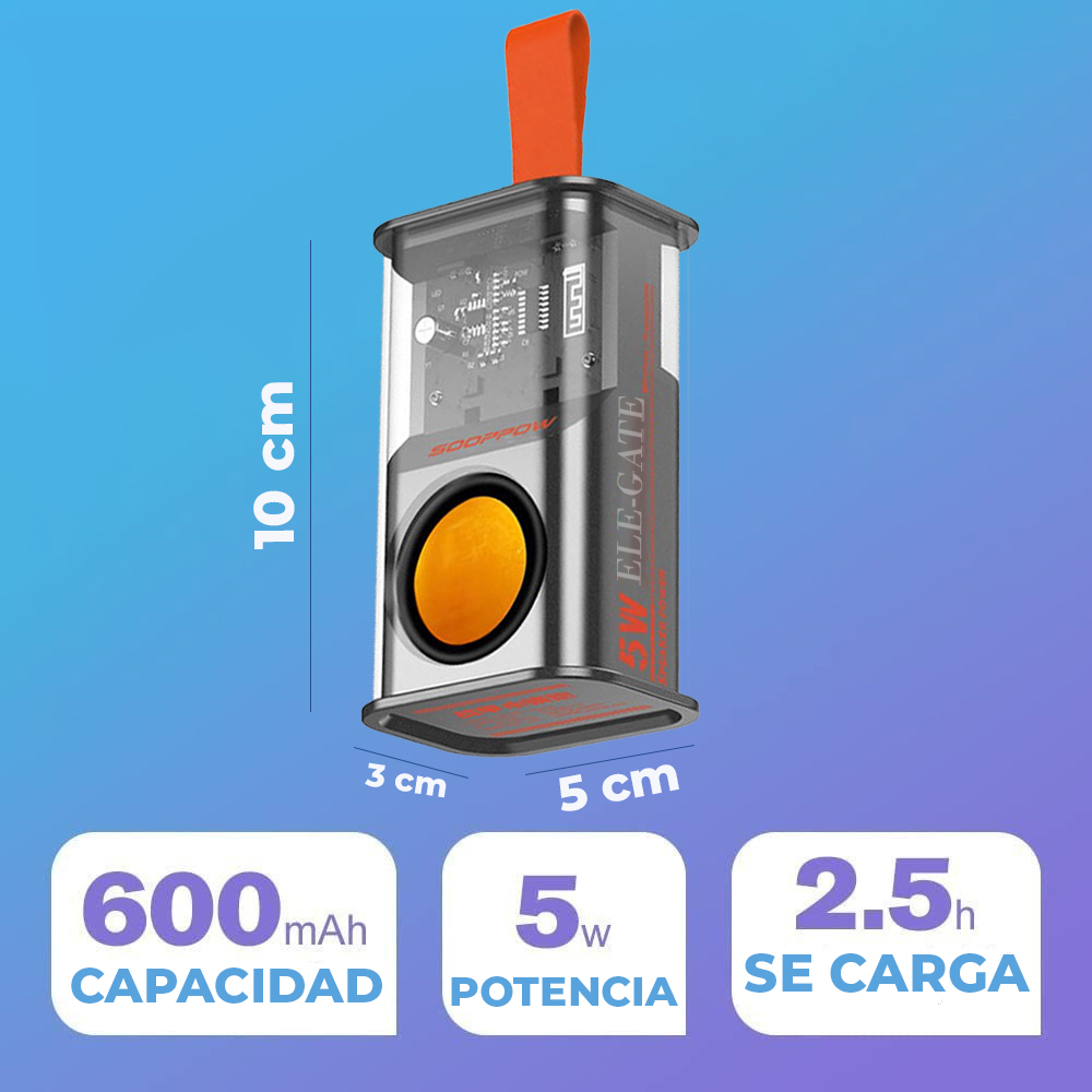 Altavoz de Música Inalámbrico 5.3 con Luz LED - Image 5