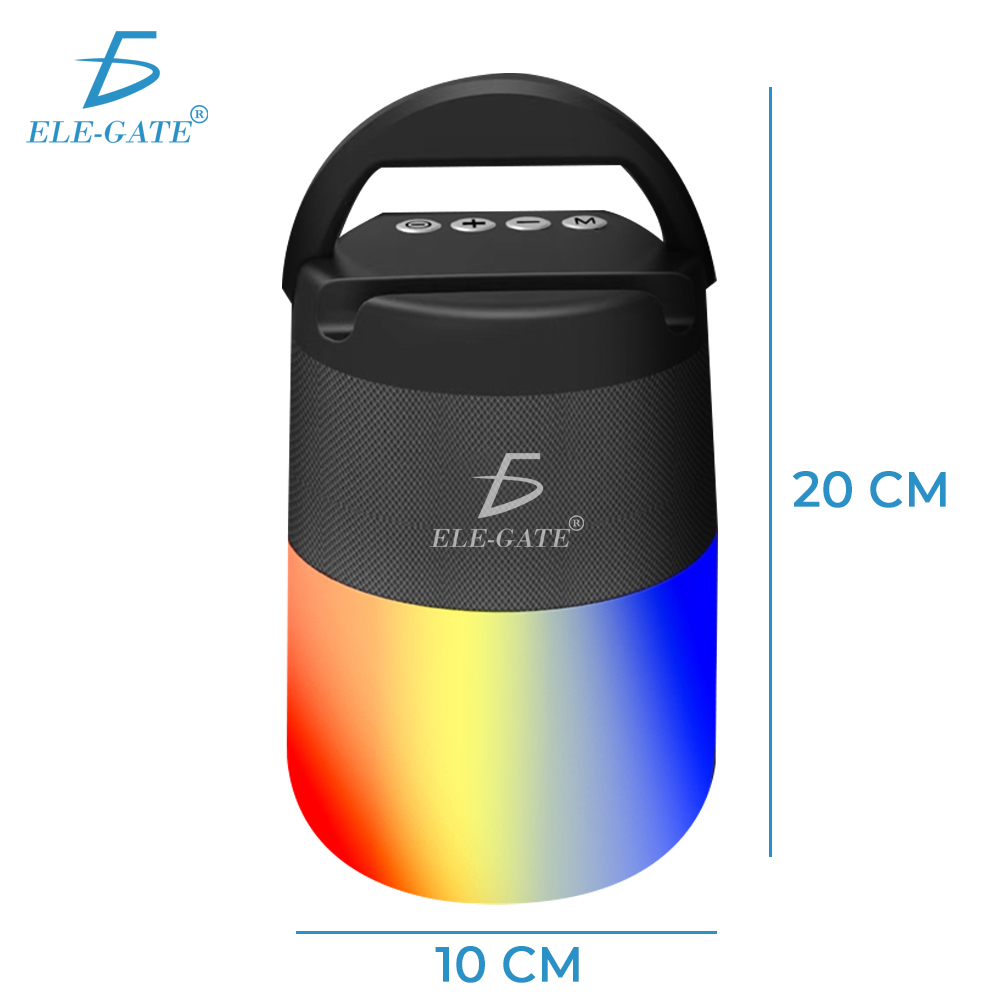 Bocina Bluetooth portatil con Luces RGB - Image 4