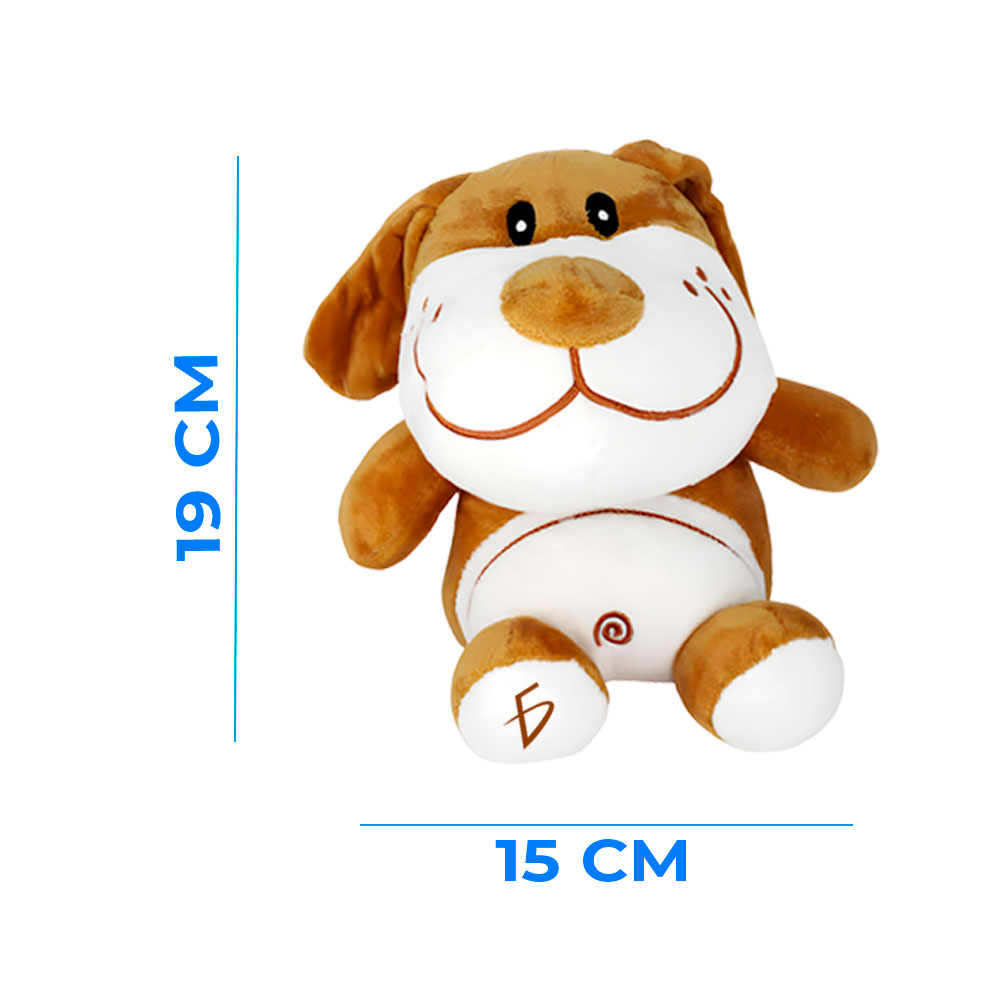 Peluche Perrito Café Suave - 19 cm de Pura Ternura - Image 4