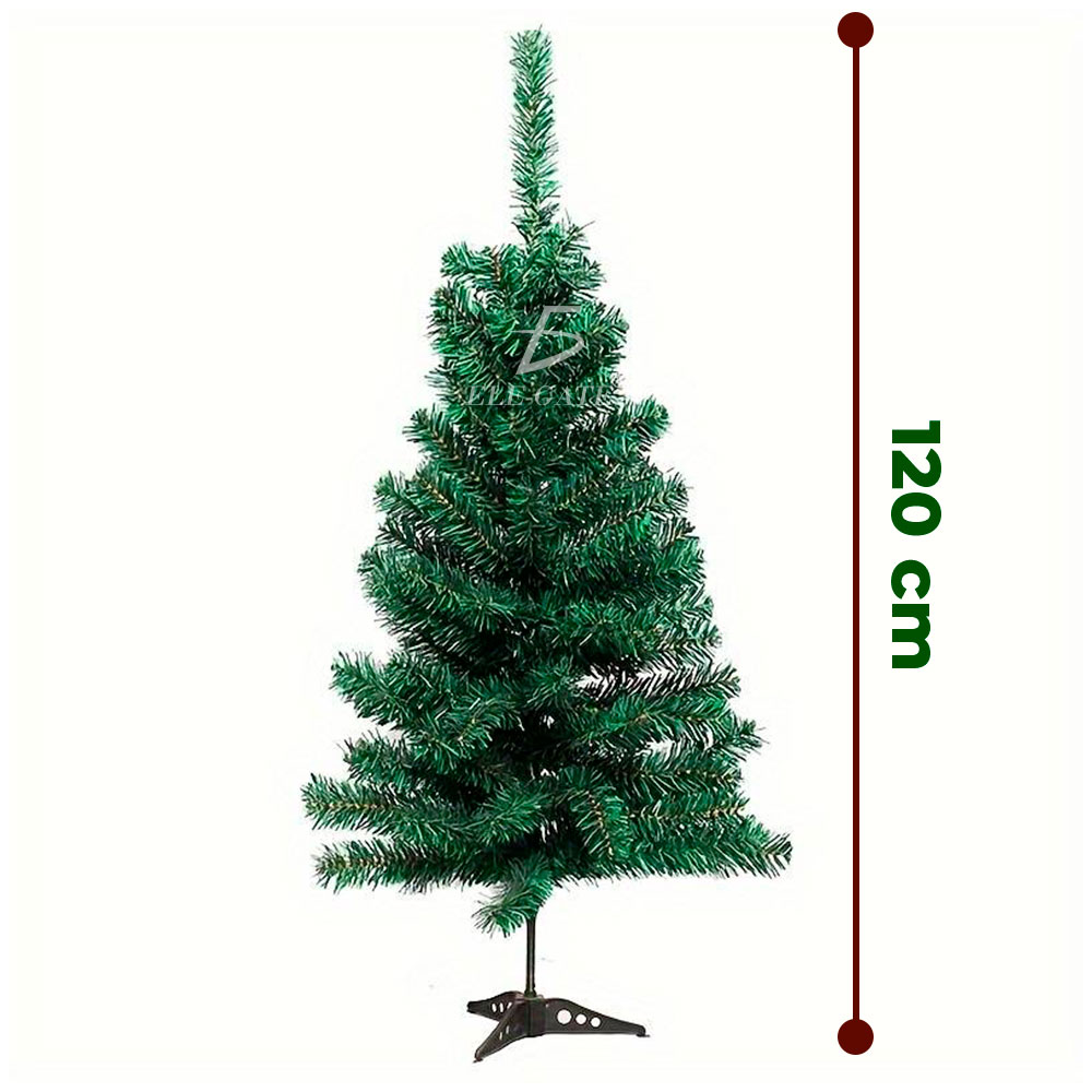 Pino de Navidad Artificial de 120 cm - Abeto de Hoja Espumillón Verde - Image 5