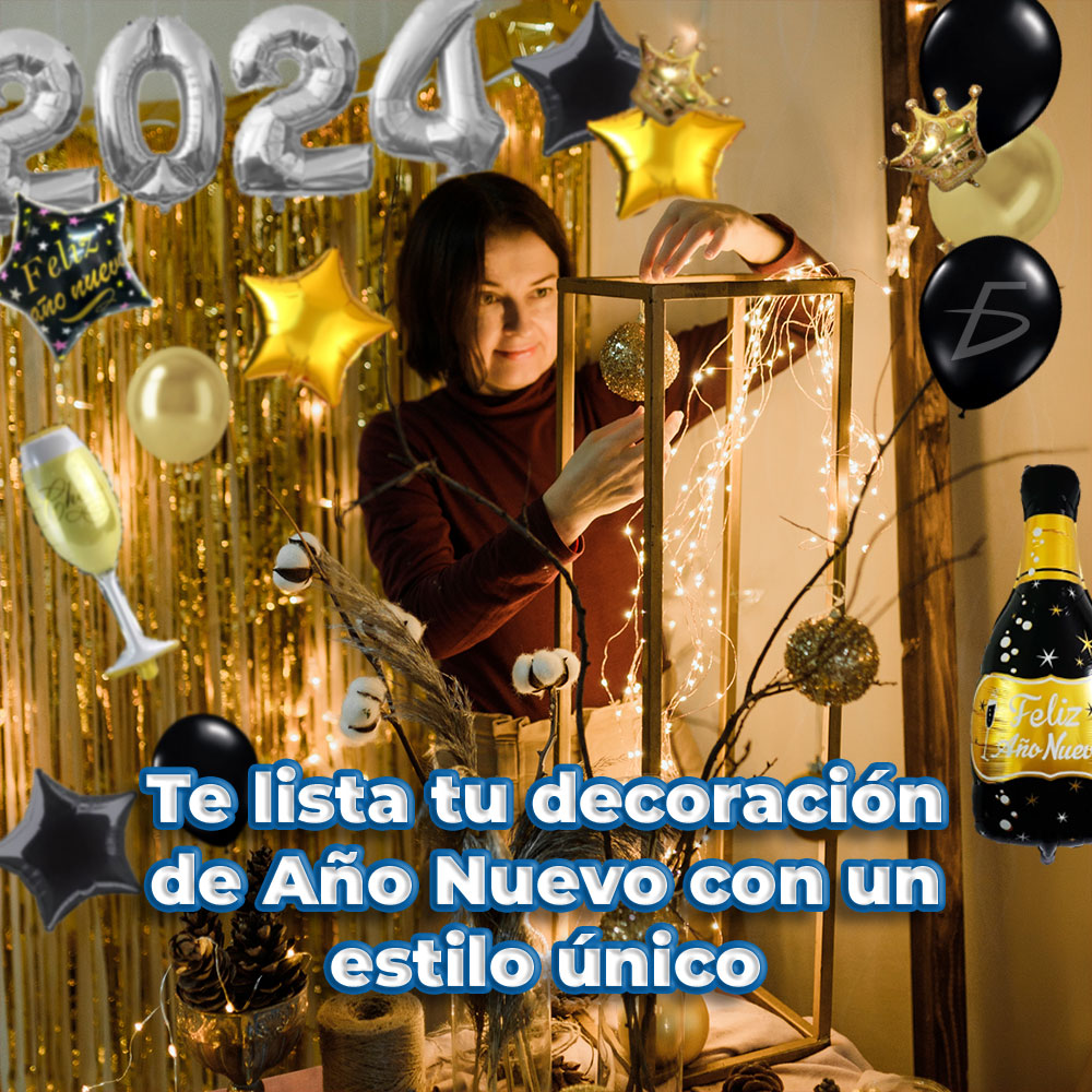 Kit de Globos para Fiestas de Año Nuevo 2024 - Image 3