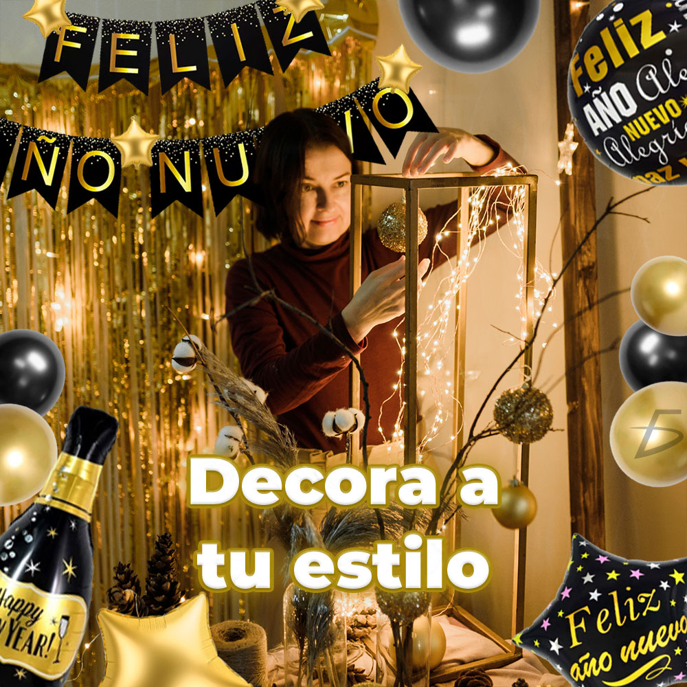 Set de Globos de Fiesta Año Nuevo: Elegancia para Celebrar - Image 4