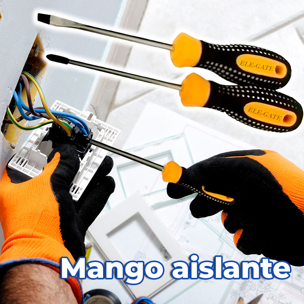 Juego de Herramientas 4 en 1: Desarmadores, Pinzas y Llave Inglesa - Image 4