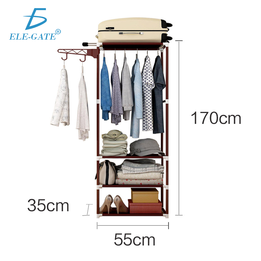 Armario Independiente con Estantes para Ropa Armable - Image 4