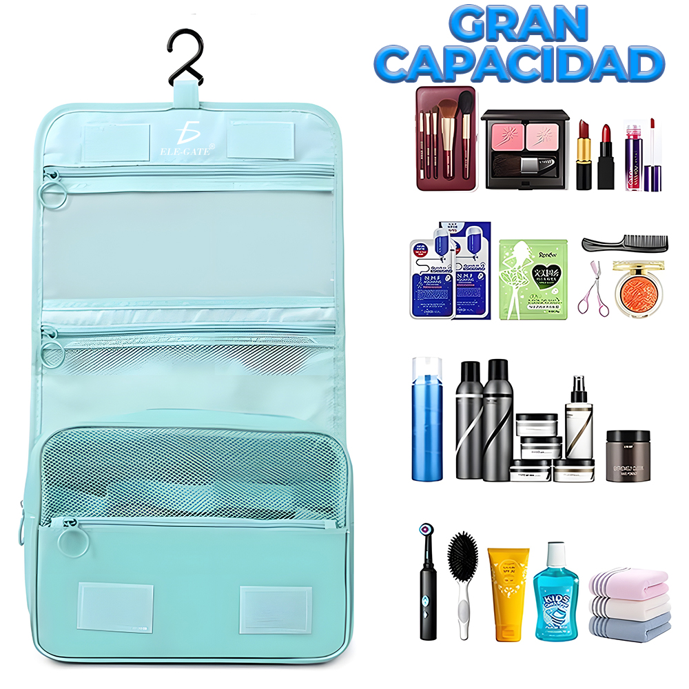Bolsa de Aseo para Viaje con Gancho de Colgar - Image 3