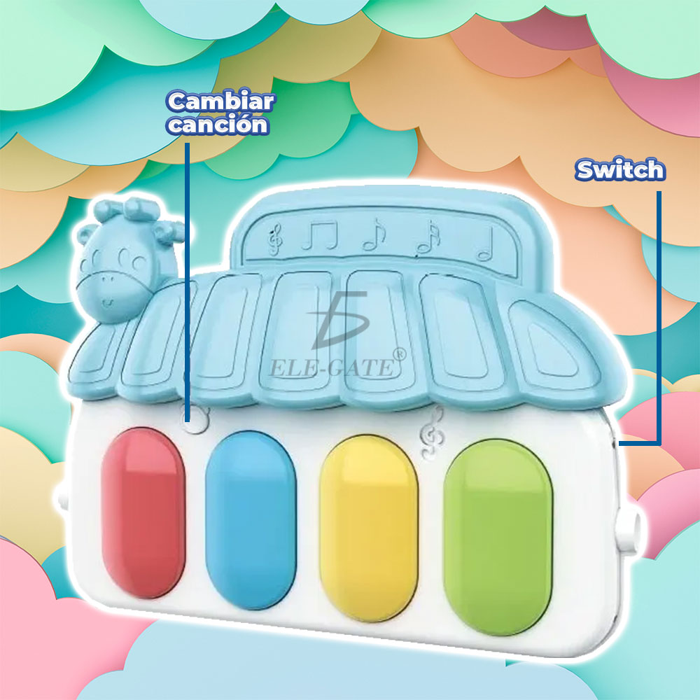 Tapete Musical de Piano Rosa: Estimulante Juego Educativo para Bebés - Image 4