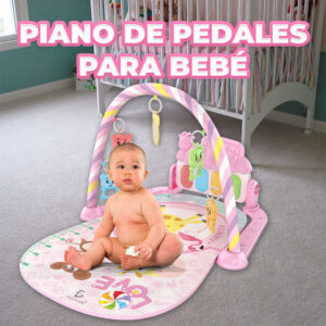 Tapete Musical de Piano Rosa: Estimulante Juego Educativo para Bebés