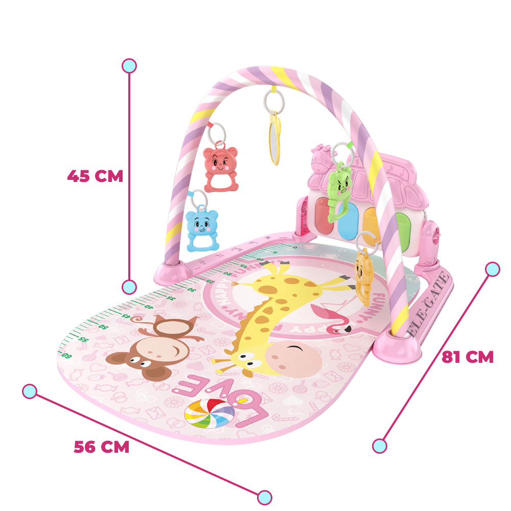 Tapete Musical de Piano Rosa: Estimulante Juego Educativo para Bebés - Image 3