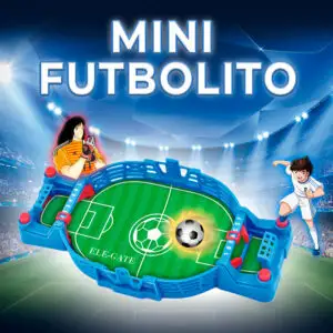 Mini Juego de Futbolín de Mesa: Diversión Creativa para Adultos y Niños