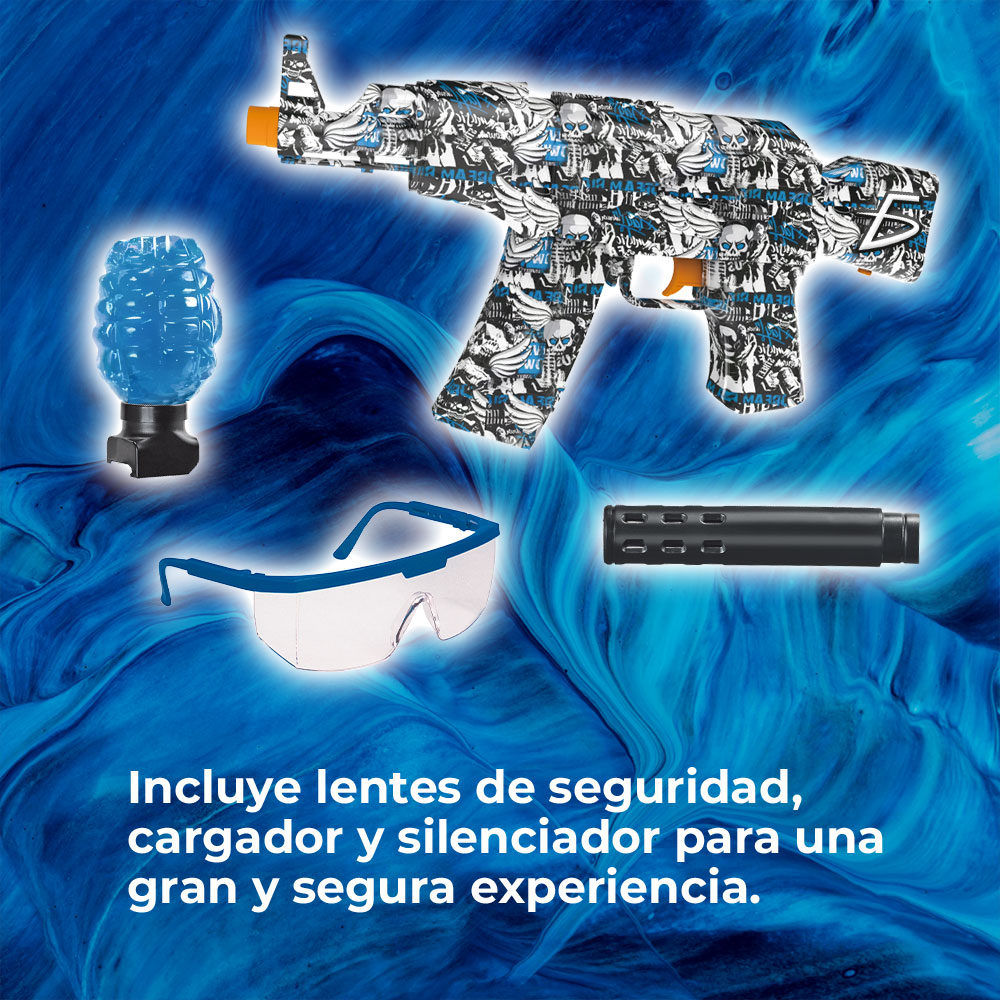 Pistola de juguete AK 47 de Municiones Hidrogel - Image 4