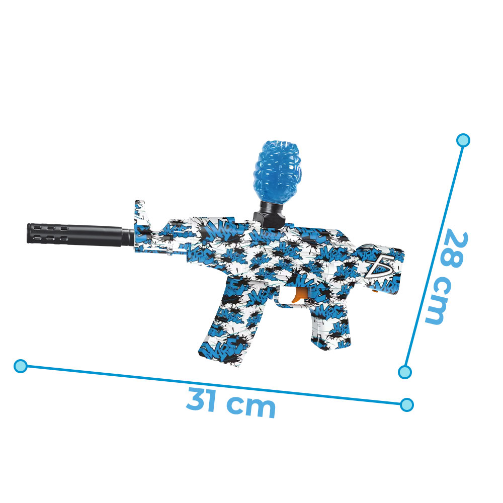 Pistola de juguete AK 47 de Municiones Hidrogel - Image 3