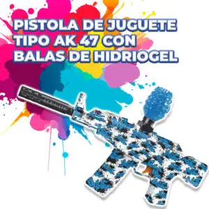 Pistola de juguete AK 47 de Municiones Hidrogel