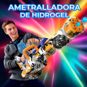 Ametralladora de Bolas de Gel Eléctrica de gran Capacidad 1000 Disparos