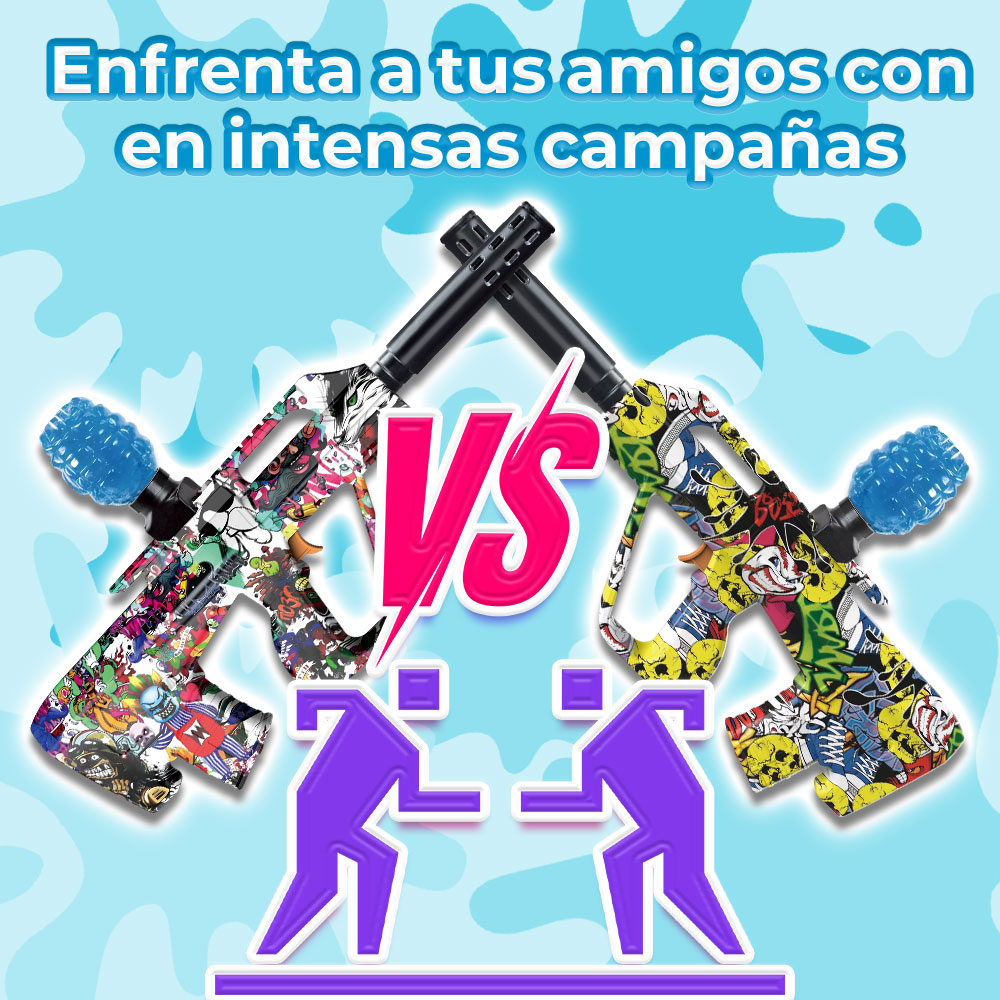 Pistola Automática Recargable de Hidrogel: Juego Intenso y Seguro (45 cm) - Image 4