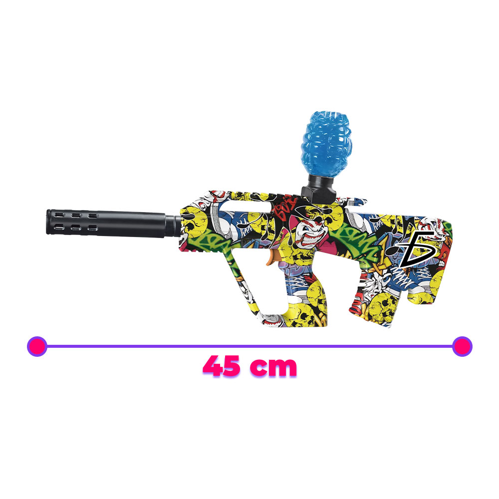 Pistola Automática Recargable de Hidrogel: Juego Intenso y Seguro (45 cm) - Image 3